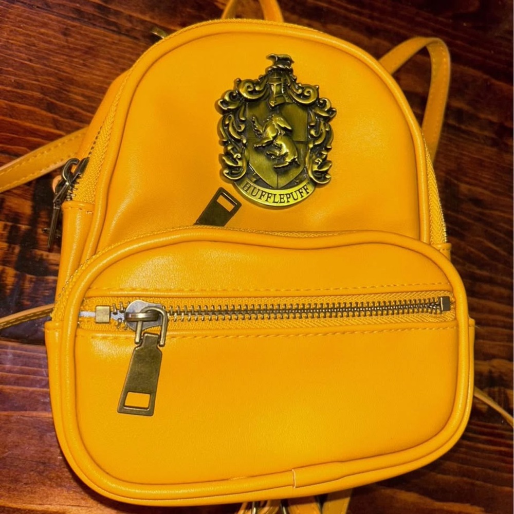 Yellow Hufflepuff Mini Backpack